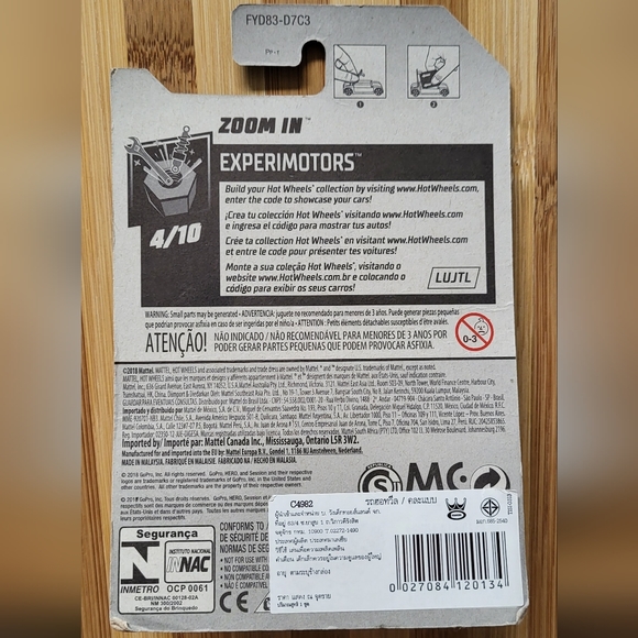 Hot Wheels Experimotors 103/250 Zoom In GoPro - Picture 5 of 5